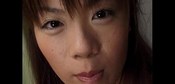  Ami Nishimura with hot ass gets vibrator and fingers in crack